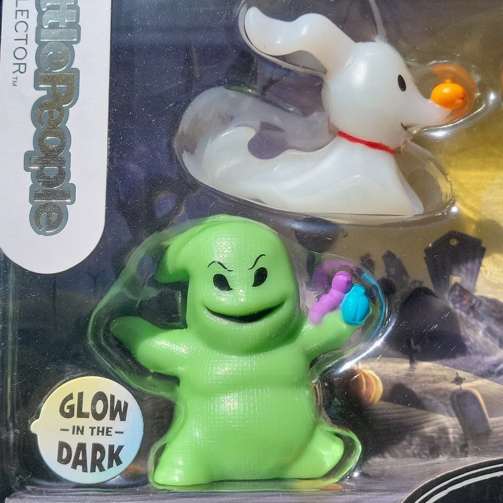 New Fisher-Price Little People Nightmare Before Christmas, Glow in Dark Set - Picture 3 of 6